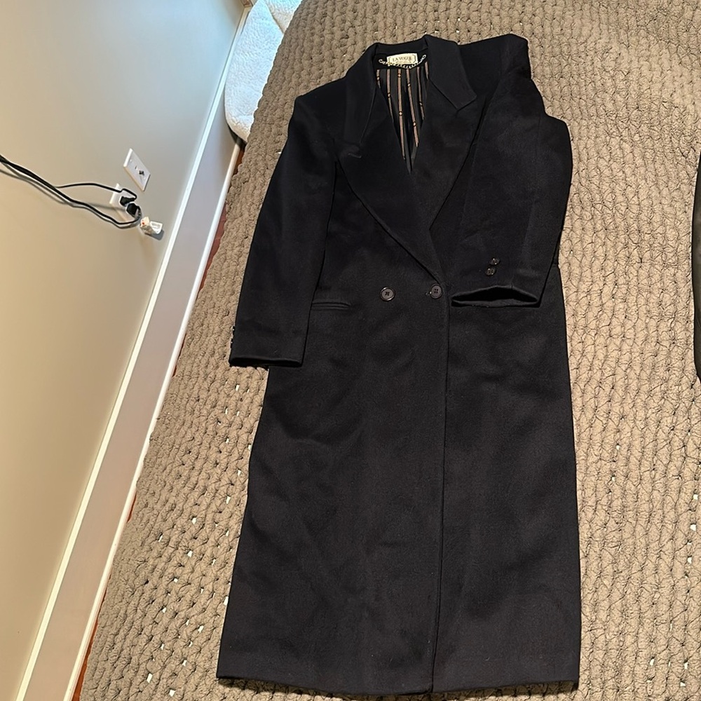 La Vogue Long Coat 100% Wool - Gem